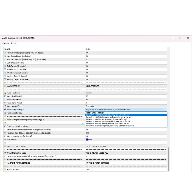 Screenshot #9 MACD Strategy EA MT5