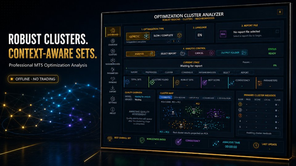 Captura de pantalla #1 Optimization Cluster Analzyzer
