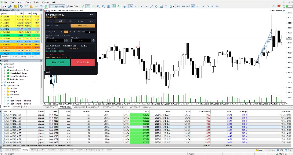 Screenshot #2 Position Desk