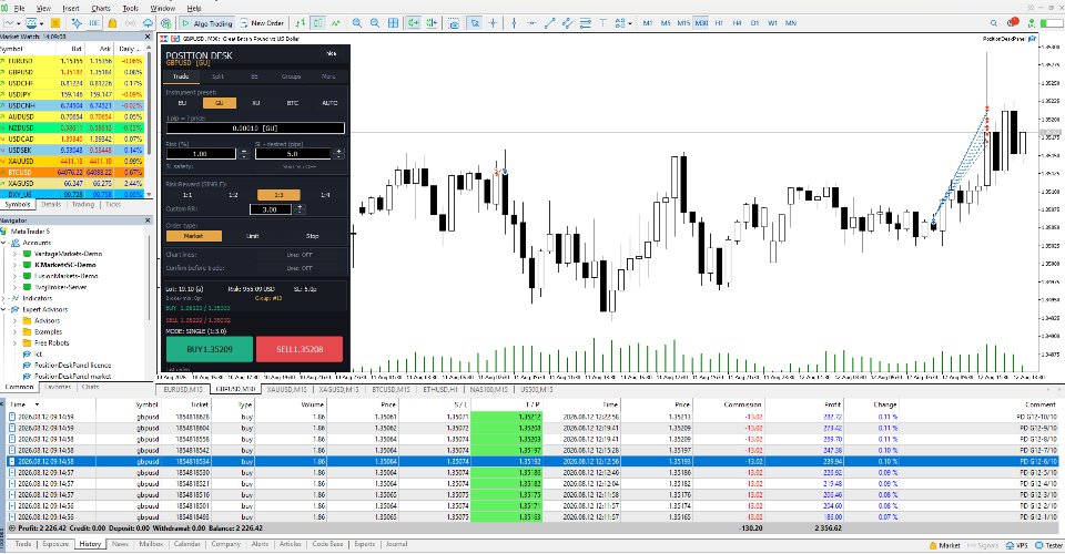 Screenshot #1 Position Desk