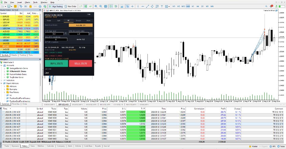 Screenshot #3 Position Desk