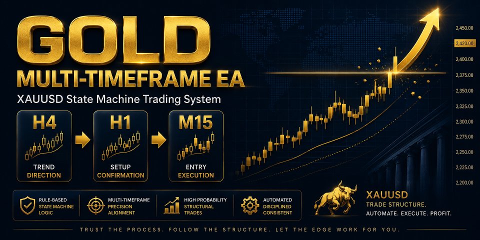 スクリーンショット #1 Gold Multi Timeframe EA