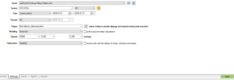 Screenshot #3 Rising Continue Pattern