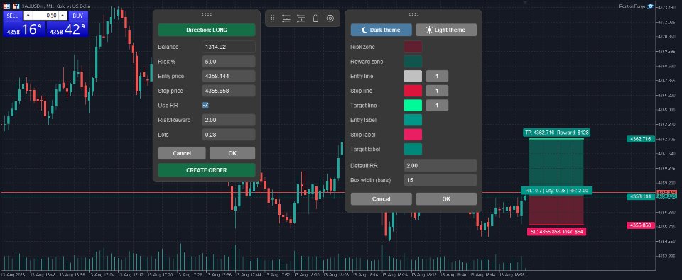 Screenshot #1 Postion Forge