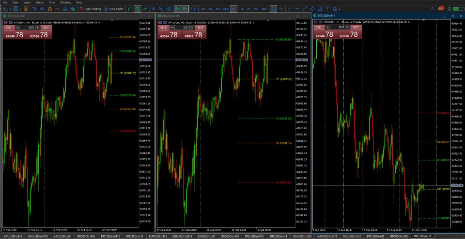 Captura de pantalla #6 Pivot Points with Multi Timeframes