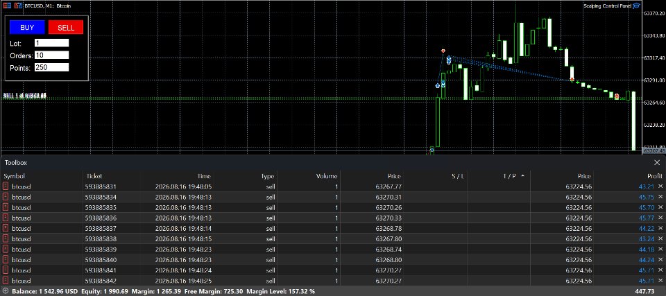 Capture d'écran #3 Scalping Control Panel