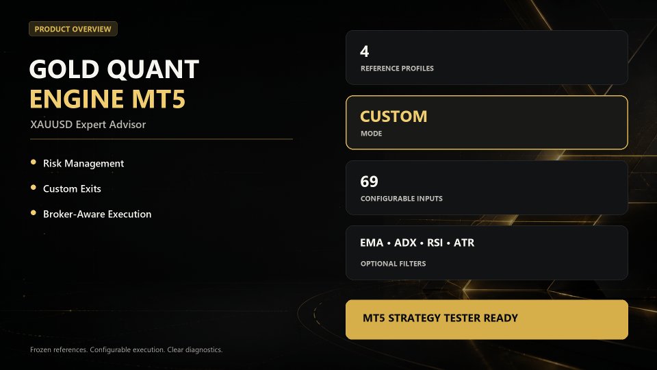 Ekran görüntüsü #1 Gold Quant Engine MT5