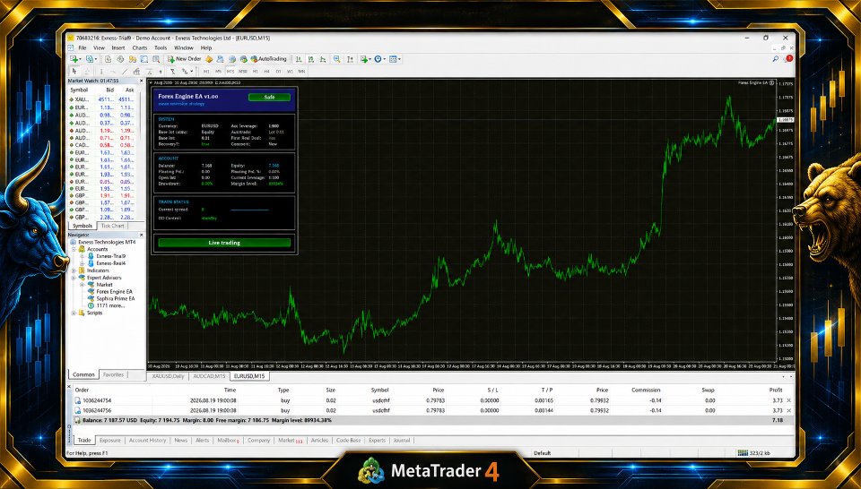 Screenshot #1 Forex Engine EA