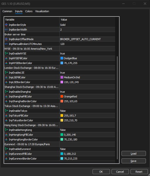 Screenshot #4 Dynamic Global Exchange Sessions