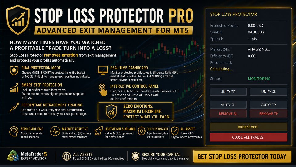 Captura de pantalla #1 Stop Loss Protector