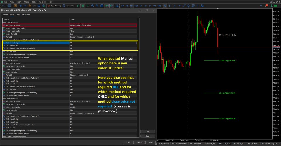 Screenshot #4 Pivot Points with Multi Timeframes