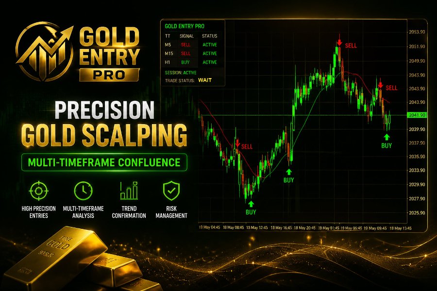 Screenshot #1 Gold Entry PRO MT4