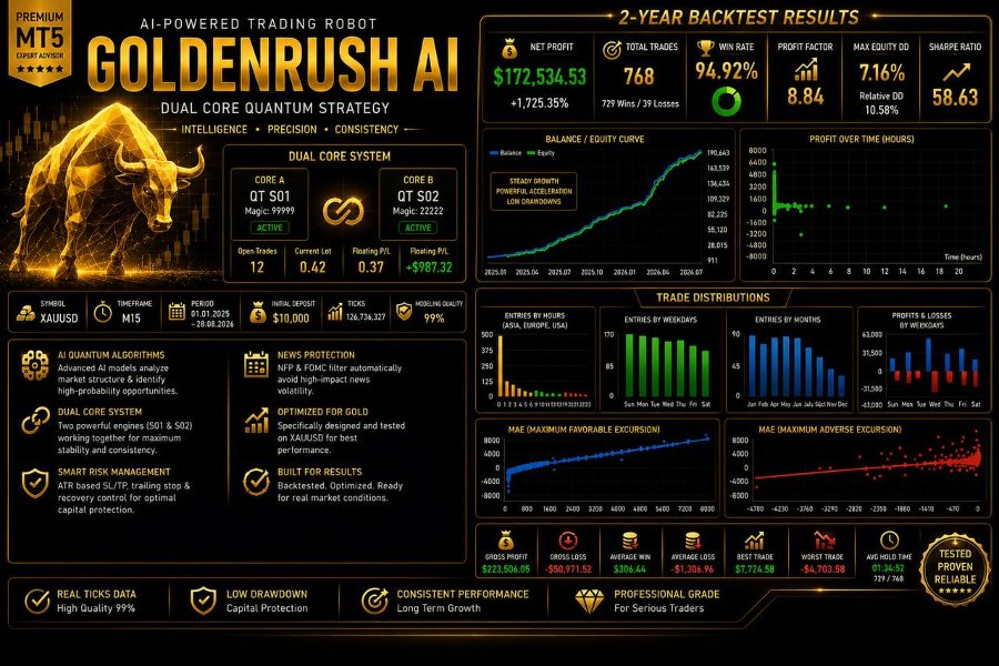 Capture d'écran #1 GoldenRush AI