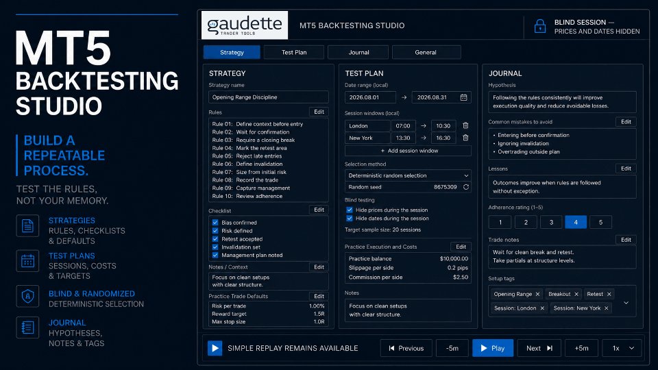 Screenshot #6 MT5 Backtesting Studio