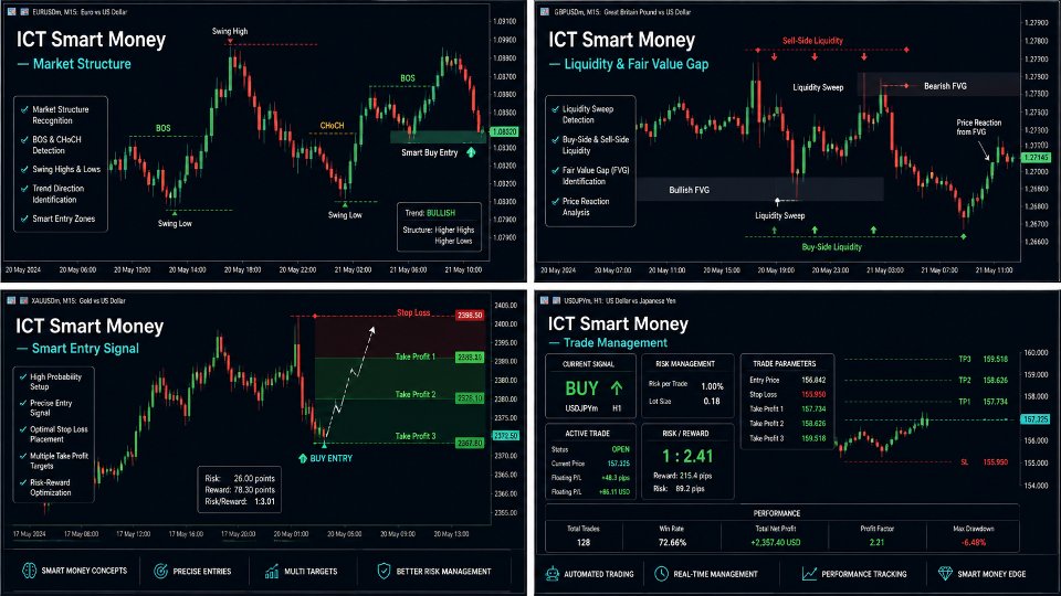 스크린샷 #1 Algorithmic Ict Trader