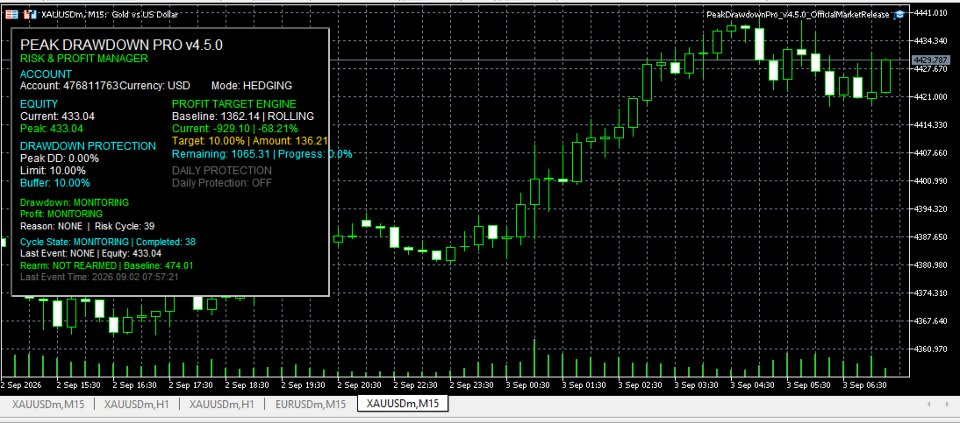 スクリーンショット #1 Peak Drawdown Pro