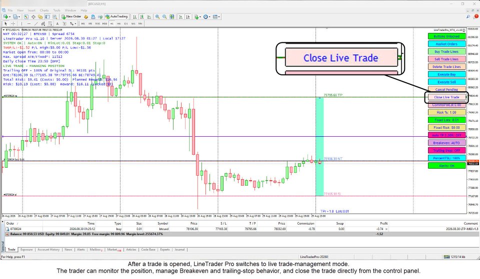 截图 #5 LineTrader Pro