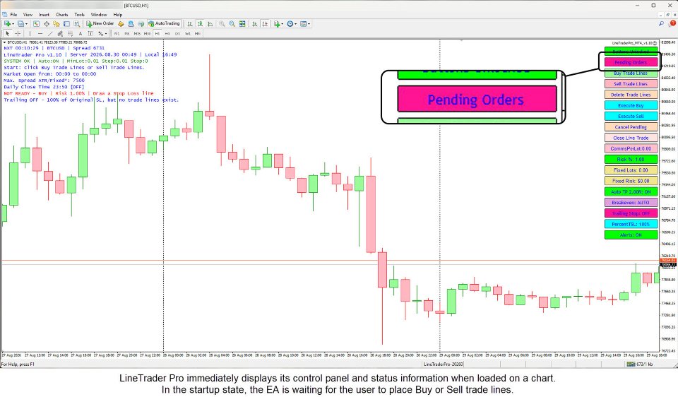 截图 #1 LineTrader Pro