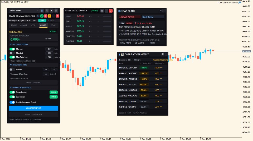 Screenshot #8 Trade Command Center