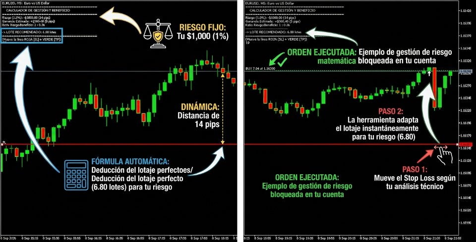 Captura de pantalla #3 EAAV Visual Position Sizer
