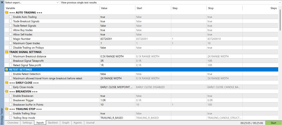 Screenshot #3 Advanced Range Trader
