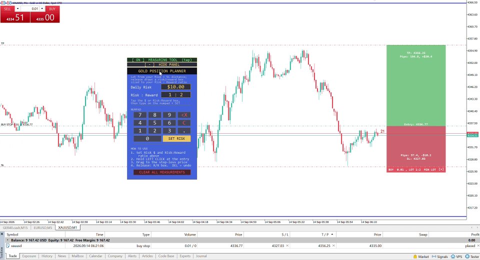 스크린샷 #11 Gold Position Planner