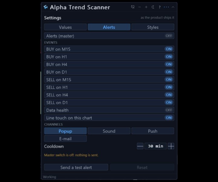 Captura de pantalla #4 Alpha Trend Scanner