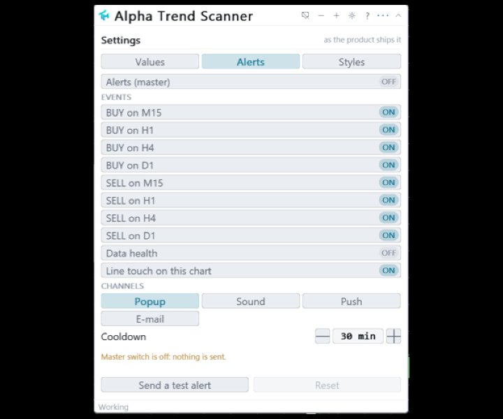 Captura de pantalla #5 Alpha Trend Scanner