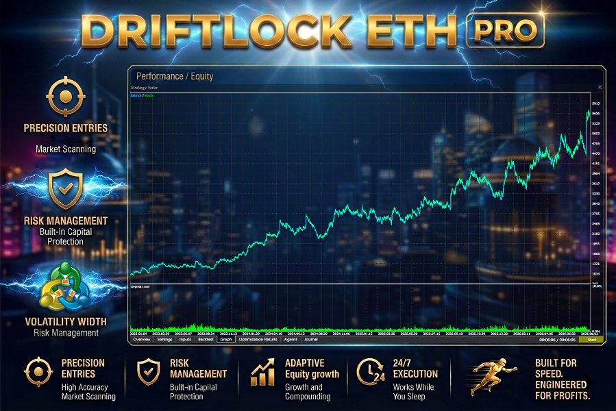 Screenshot #1 DriftLock ETH