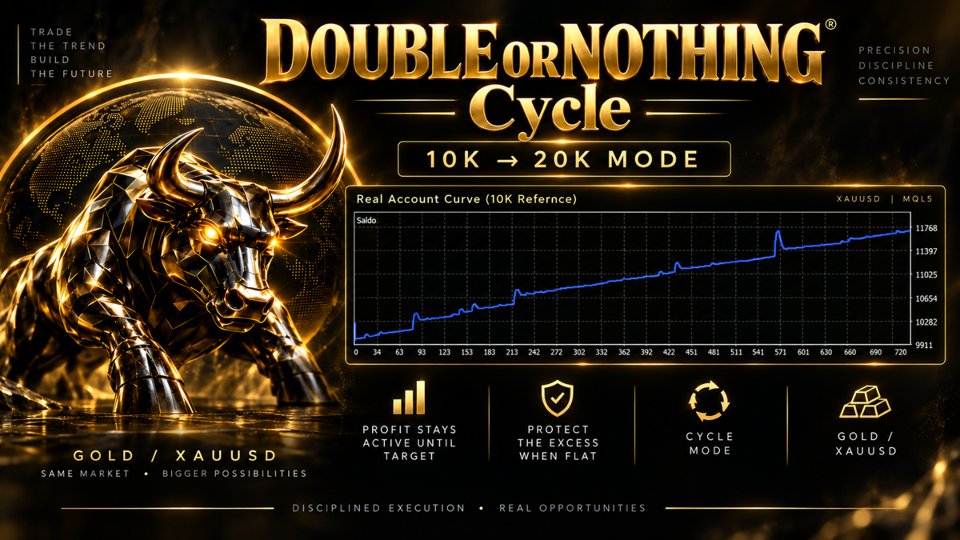 Снимок экрана #1 Double or Nothing Cycle Version MT4
