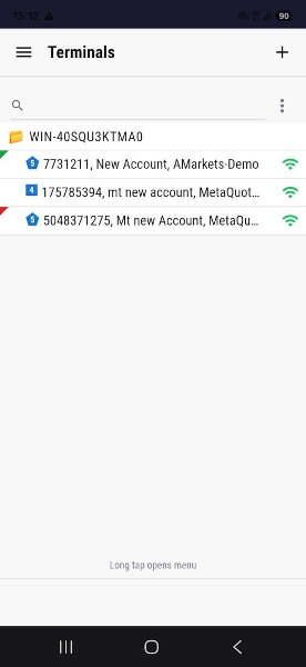 Снимок экрана #1 MT5 Remote