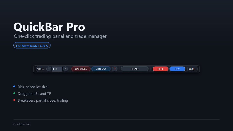 Screenshot #1 QuickBar Pro MT5