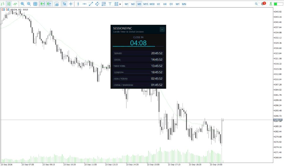 截图 #3 Sync Session and Candle Timer
