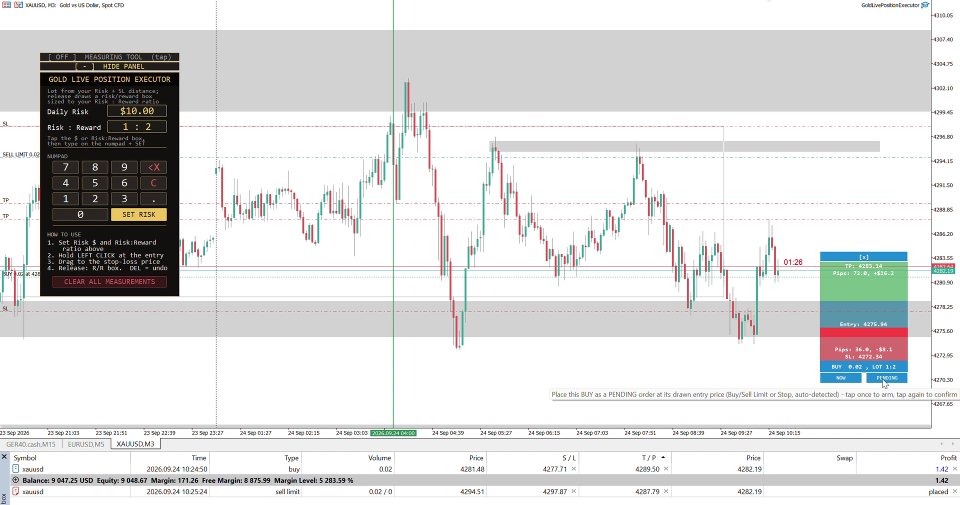 Screenshot #10 Gold Live Position Executor