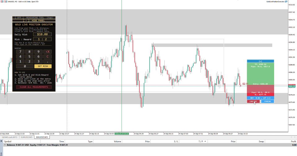 Screenshot #6 Gold Live Position Executor