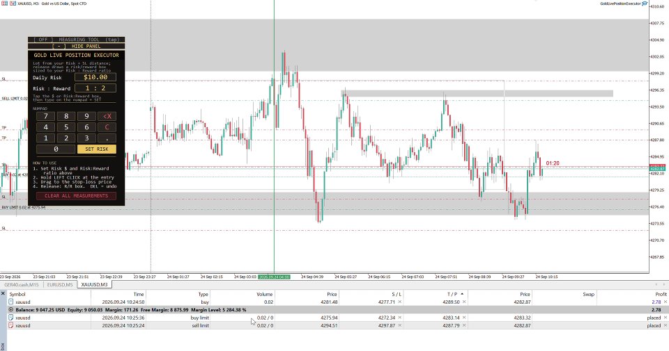 Screenshot #11 Gold Live Position Executor