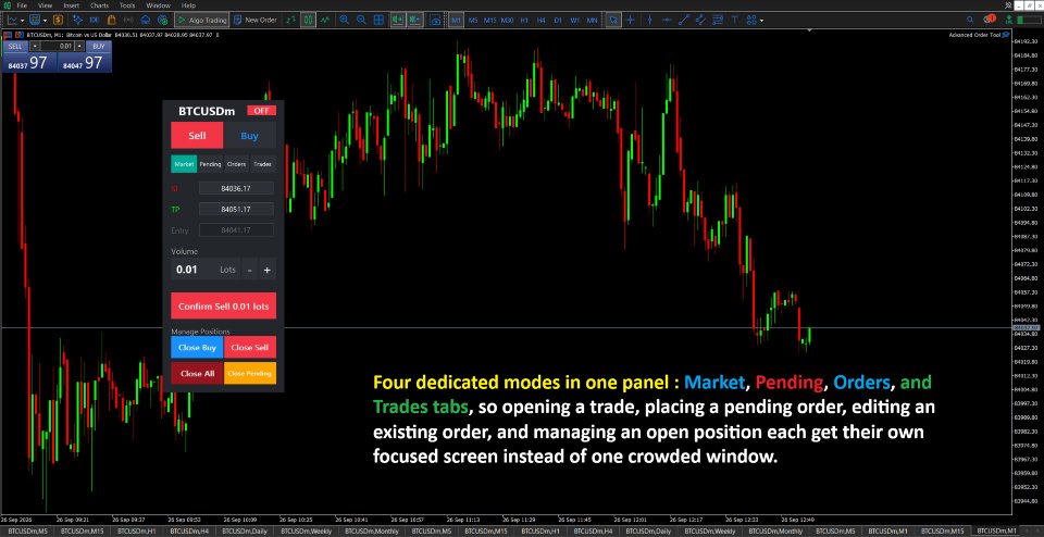 Screenshot #2 Advanced Order