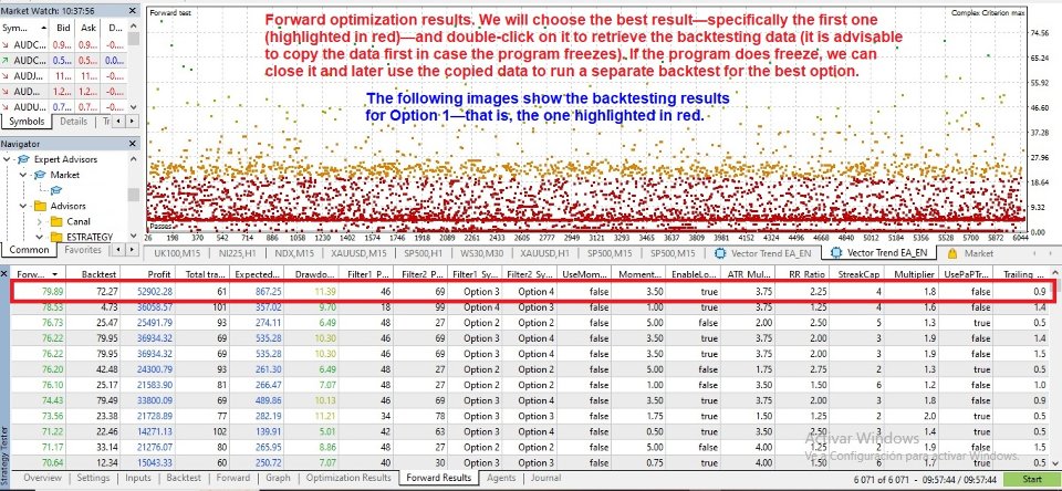 Screenshot #4 Vector Trend EA