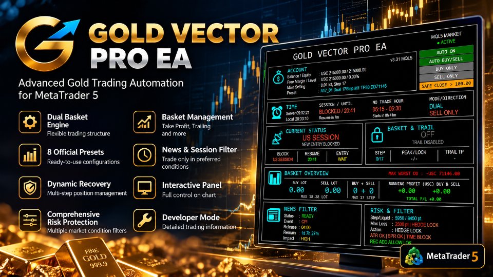 Screenshot #1 Gold Vector Pro EA