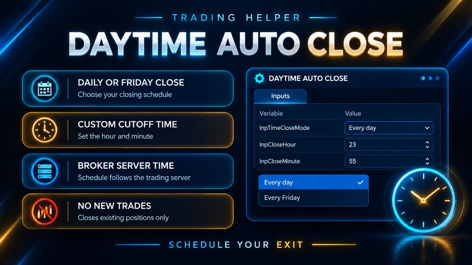 Снимок экрана #1 Daytime Auto Close MT5