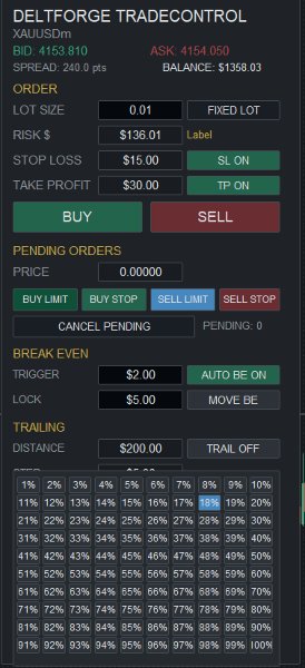 Screenshot #5 DeltaForge TradeControl
