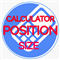 Calculator Size Position