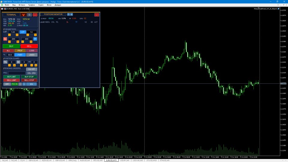 Screenshot #7 ManualTrade Panel Aligned