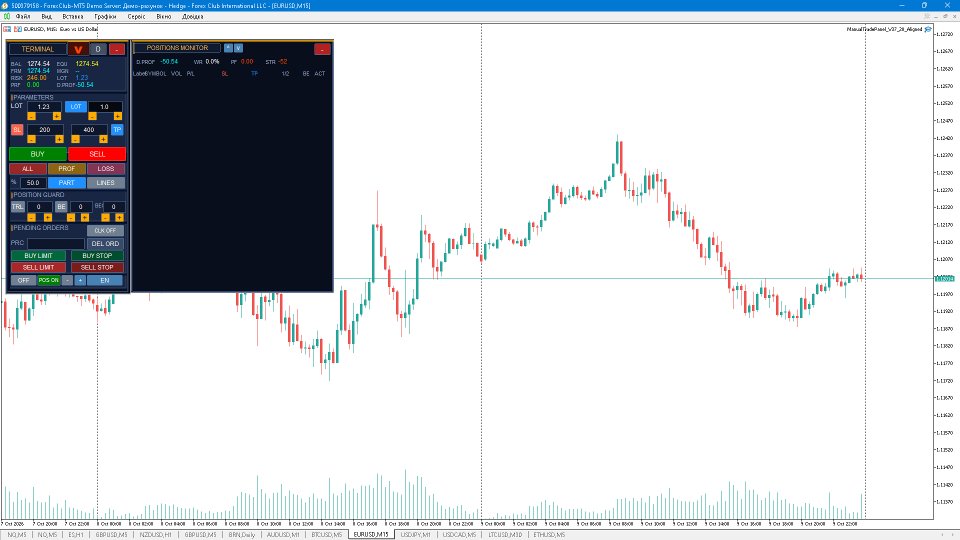 Screenshot #6 ManualTrade Panel Aligned