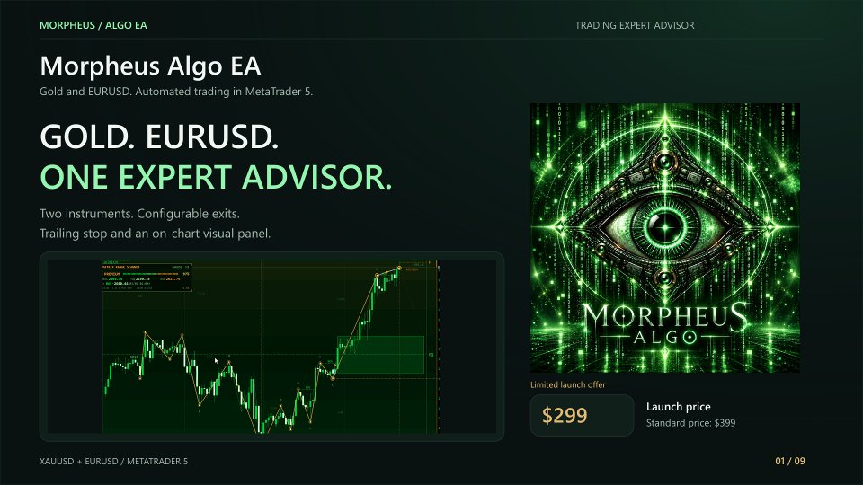 스크린샷 #1 Morpheus Algo EA MT5