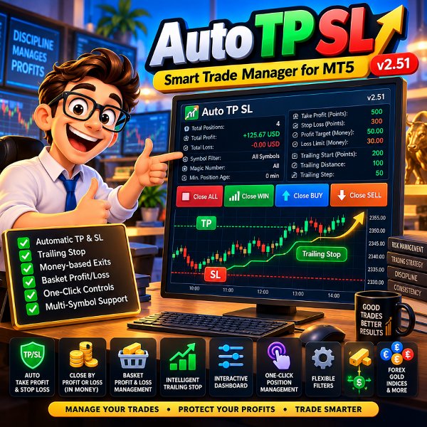 截图 #2 Auto TP SL EA