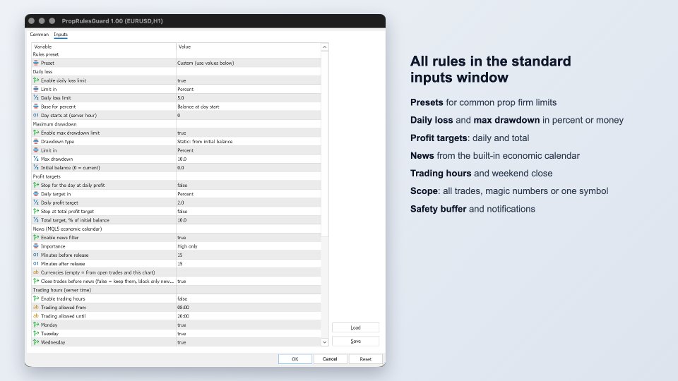 Screenshot #6 Prop Rules Guard