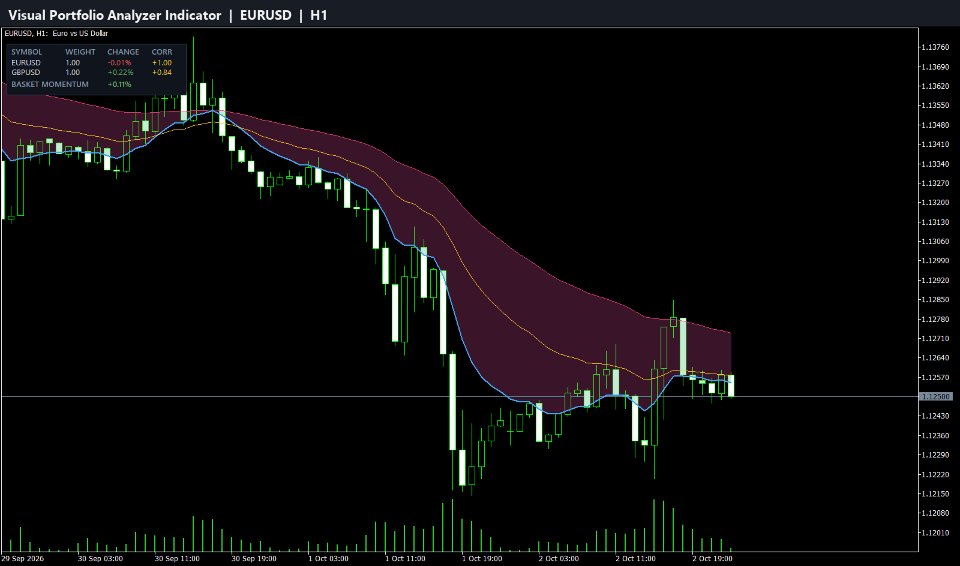 Captura de pantalla #1 Visual Portfolio Analyzer Indicator