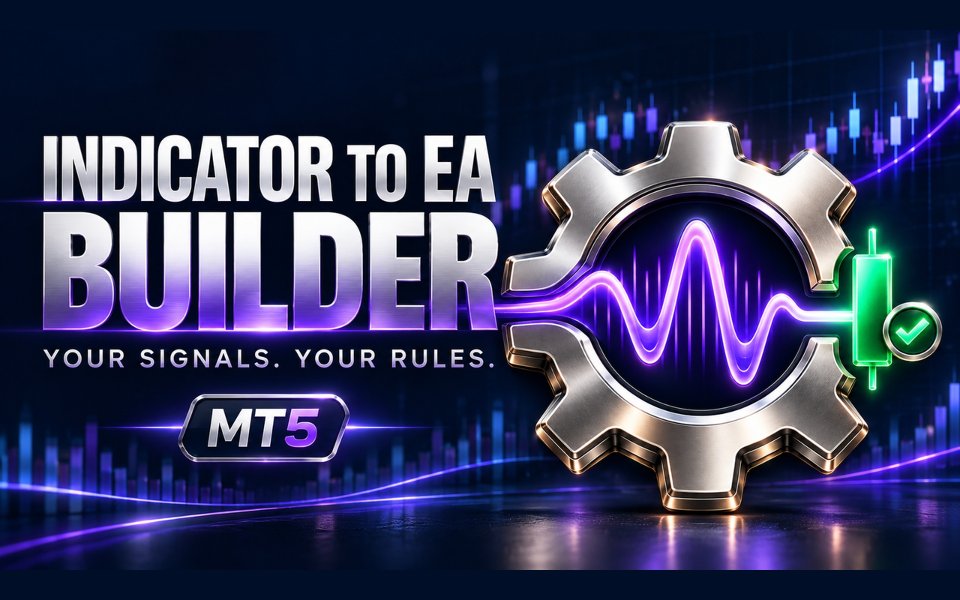 スクリーンショット #1 Indicator to EA Builder No Code Strategy