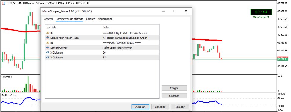 Screenshot #1 MicroScalper Timer
